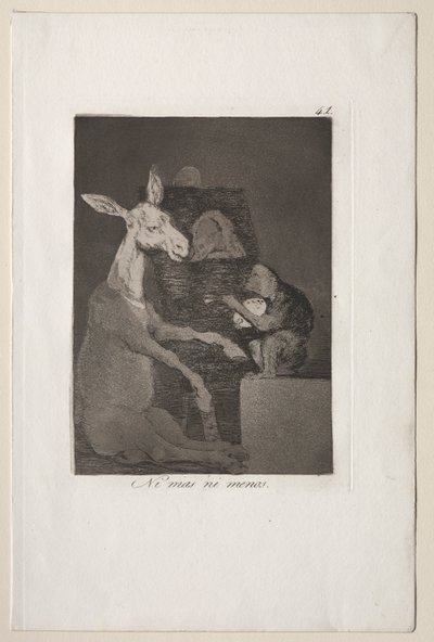 Caprichos: nem mais nem menos de Francisco de Goya
