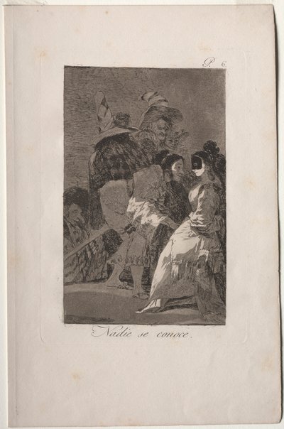 Caprichos: ninguém se conhece. de Francisco de Goya
