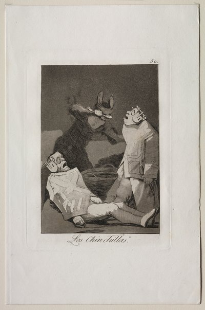 Caprichos: As Chinchilas de Francisco de Goya