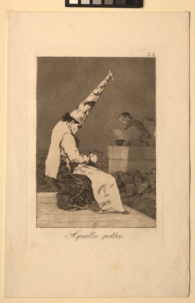 Caprichos: Aquelas manchas de poeira. de Francisco de Goya