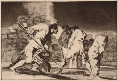 «Cruel Folly» (Disparate cruel), da série «Los Disparates» de Francisco de Goya