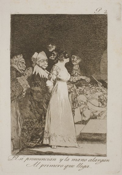 Eles dizem que sim e se casam com o primeiro melhor de Francisco de Goya