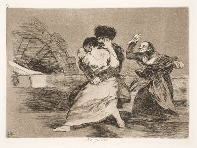 Não vão (9) de Francisco de Goya