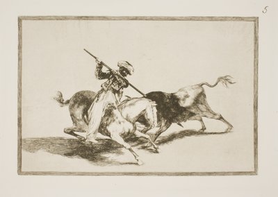 O inspirado Maurer Gazul é o primeiro a empalar touros de acordo com as regras de Francisco de Goya