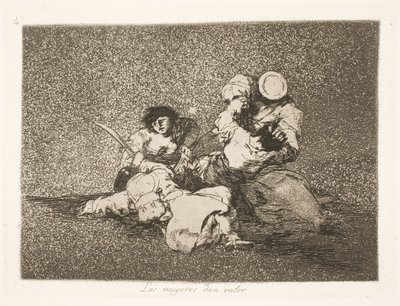 São as mulheres que dão coragem (4) de Francisco de Goya