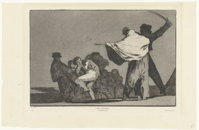Aquele soldado!
¡Que Guerrero! (Quel guerrier) (título sobre o objecto)
Disperate Conocido (A loucura conhecida)
Los Disparates (As loucuras) (título da série)
Los Proverbios (Os Provérbios) (título da série) de Francisco de Goya