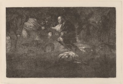 Deus os cria e eles se unem (Deus os cria e eles se unem) de Francisco de Goya