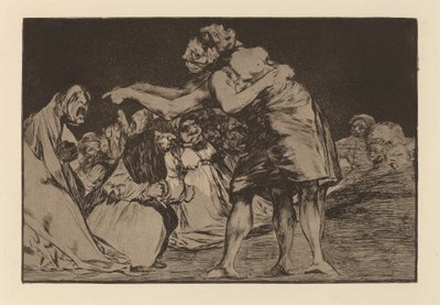 Desordenado desordenado (loucura desordenada) de Francisco de Goya