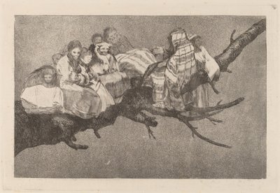 Ridículo díspar (loucura ridícula) de Francisco de Goya