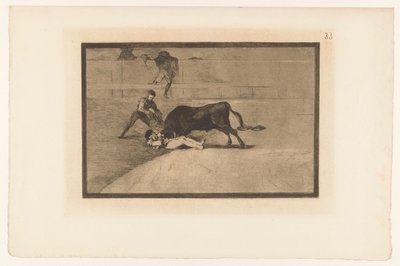 Dood van Pepe-Hillo in de arena van Madrid
A infeliz morte de Pepe Illo na praça de Madrid
Stierengevechten (título da série)
La Taureaumachie (título da série)
La Tauromaquia (título da série) de Francisco de Goya