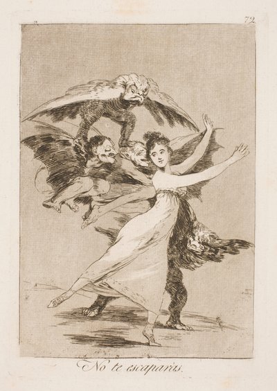 Você não vai escapar de nós de Francisco de Goya