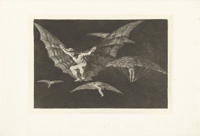 Uma forma de voar
Mono de volar
Los Disparates (Os Provérbios) (título da série)
Los Proverbios (Os Provérbios) (título da série) de Francisco de Goya