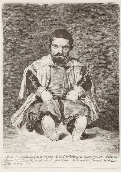 Um anão (Un Enano). 1778 de Francisco de Goya