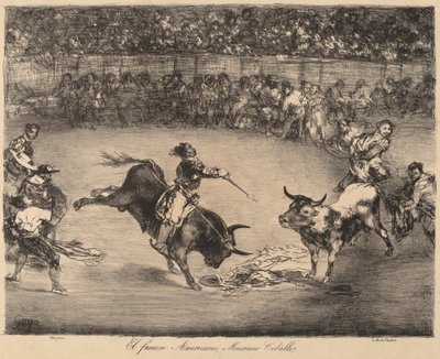 O famoso americano, Mariano Ceballos (The Famous American, Mariano Ceballos) de Francisco de Goya