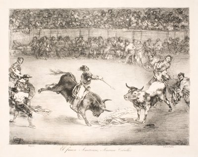 "O famoso americano, Mariano Ceballos" de Francisco de Goya