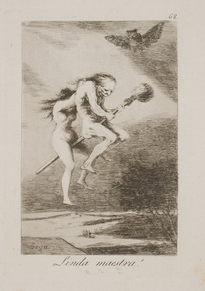 Um belo professor mestre de Francisco de Goya