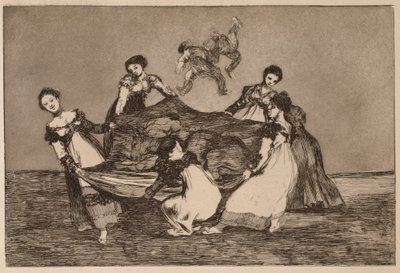 «Disparate Feminino», da série «Los Disparates» de Francisco de Goya