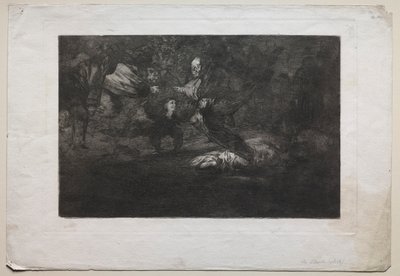 Deus os cria e eles se unem. de Francisco de Goya