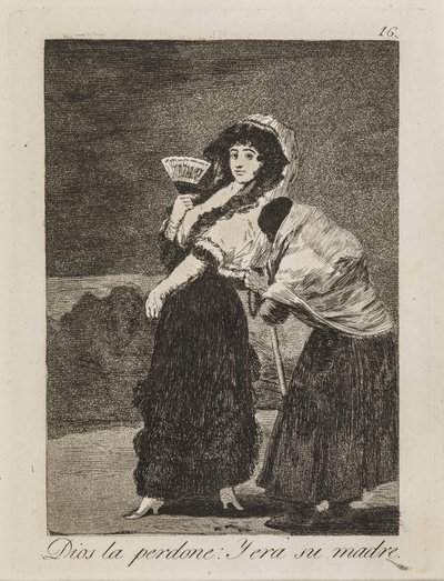 Deus a perdoe: A mendiga era sua mãe de Francisco de Goya