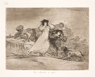 O que significa essa confusão? (65) de Francisco de Goya