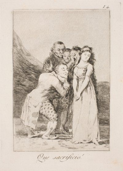 Que sacrifício de Francisco de Goya