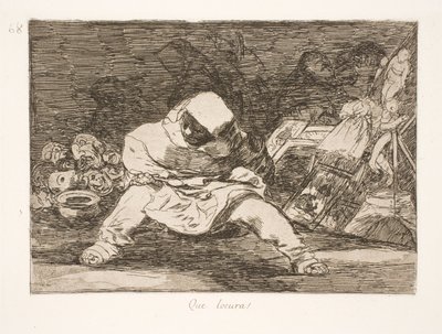 Que loucura! (68) de Francisco de Goya