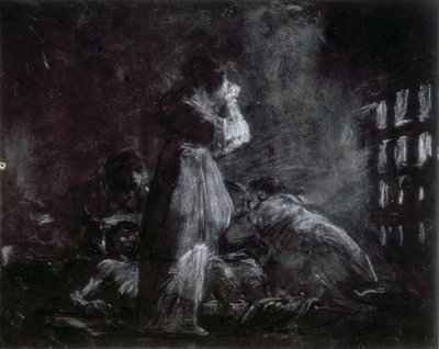 Interior de uma prisão de Francisco de Goya