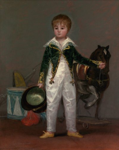 José Costa e Bonells (falecido em 1870), chamado Pepito, c.1810 de Francisco de Goya