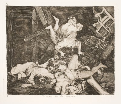 Os horrores da guerra (30) de Francisco de Goya