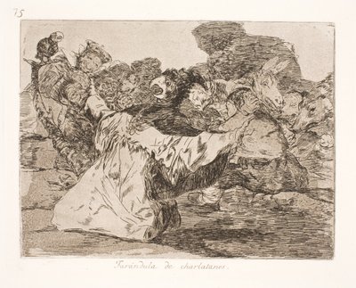 A Dança Redonda do Quack (75) de Francisco de Goya