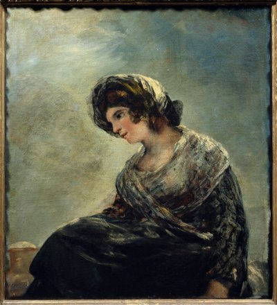 La laitiere de Bordeaux Pintura de Francisco De Goya (1746-1828) 1827. Dim. 0,74 x 0,68 m. Madrid. Musee Du Prado - A Milkmaid de Bordeaux. Pintura de Francisco de Goya (1746-1828) 1827. 0,74 x 0,68 m. Museu do Prado, Madrid. de Francisco de Goya