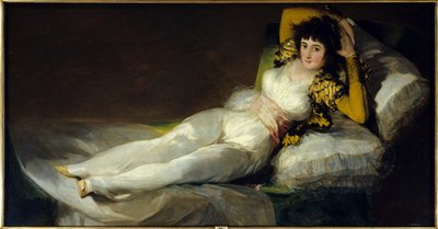 La maja vestida (O vetue fofo (vestido). Pintura de Francisco de Goya