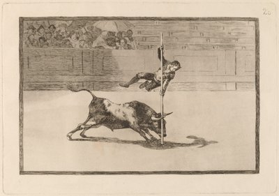 Leveza e Audácia de Juanito Apinani no ringue em Madrid de Francisco de Goya