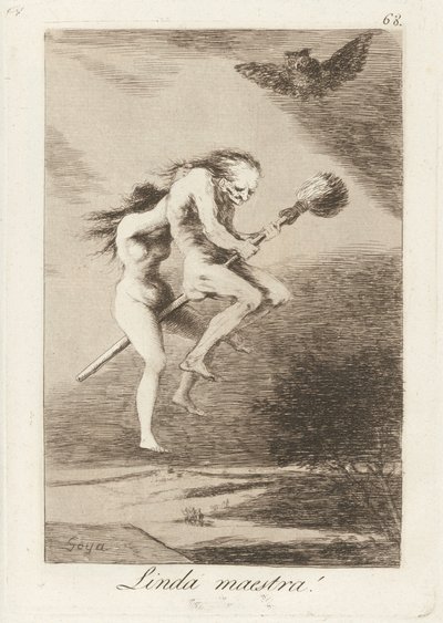 Linda mestra! (Linda professora!) de Francisco de Goya