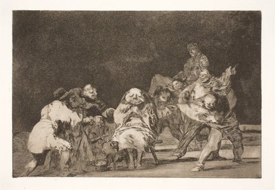 Lealdade (Aquele que não gosta de você vai te difamar através de fofocas) de Francisco de Goya