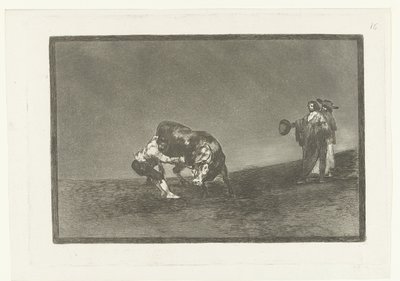 Martincho agarra um touro pela sua corneta
O mismo vuelco en toro en la plaza de Madrid
Tourada (título da série)
La Tauromaquia (título da série) de Francisco de Goya