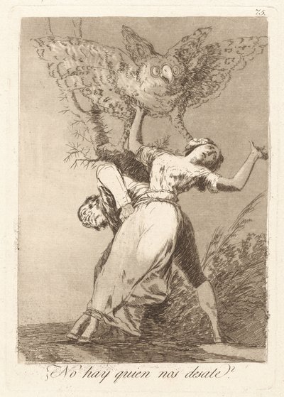 Não há ninguém para nos desamarrar? (Ninguém pode nos desatar?) de Francisco de Goya