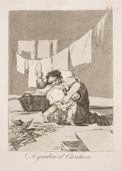 Quando você quebrou o pote de Francisco de Goya