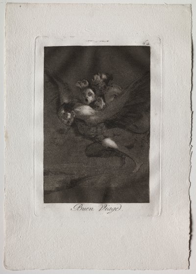 Oitenta Caprichos: Bon Voyage de Francisco de Goya
