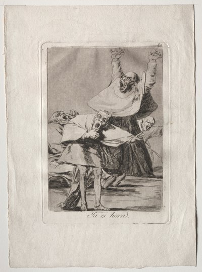 Ochenta Caprichos: Está na hora, 1793-1798. de Francisco de Goya