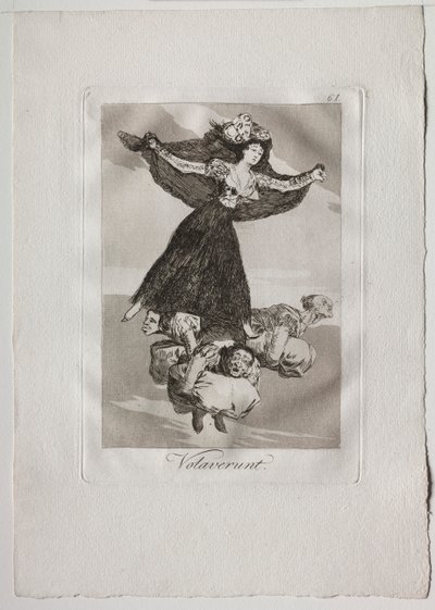 Oitenta Caprichos: Volaverunt de Francisco de Goya