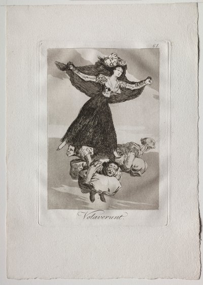 Oitenta Caprichos: Volaverunt, 1793-1798. de Francisco de Goya