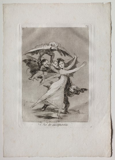 Ochenta Caprichos: Você não vai escapar de Francisco de Goya