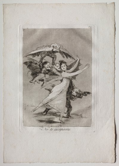 Ochenta Caprichos: Você não escapará, 1793-1798. de Francisco de Goya
