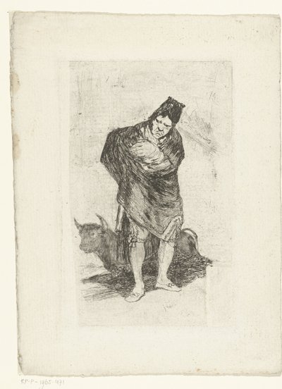 Velho toureiro
El embozado de Francisco de Goya
