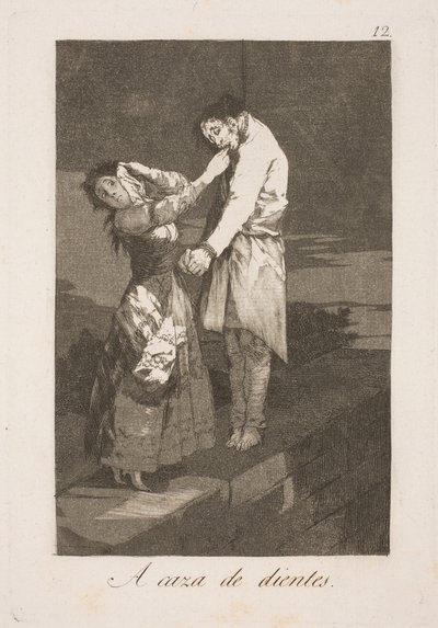 Em busca de dentes de Francisco de Goya