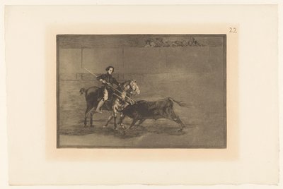Pajuelera in de arena van Zaragosa
A coragem masculina da famosa Pajuelera na arena de Zaragosa
Stierengevechten (título da série)
La Taureaumachie (título da série)
La Tauromaquia (título da série) de Francisco de Goya