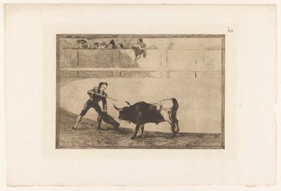 Pedro Romera Martínez doodt een stier
Pedro Romero a matar um touro de pé
Stierengevechten (título da série)
La Taureaumachie (título da série)
La Tauromaquia (título da série) de Francisco de Goya