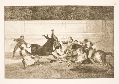 A Morte de Pepe Illo (2ª composição) de Francisco de Goya