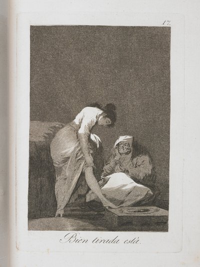 Prato de Los Caprichos, 1797-1798 de Francisco de Goya